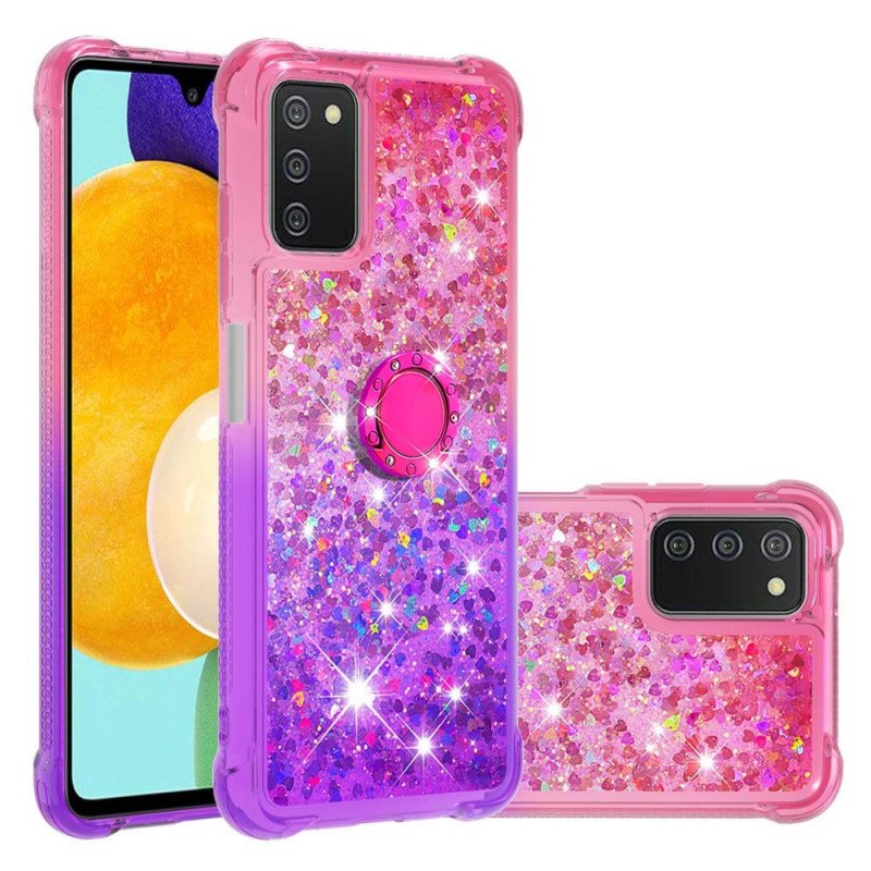 Deksel Til Samsung Galaxy A03s Glitter Ring-bracket