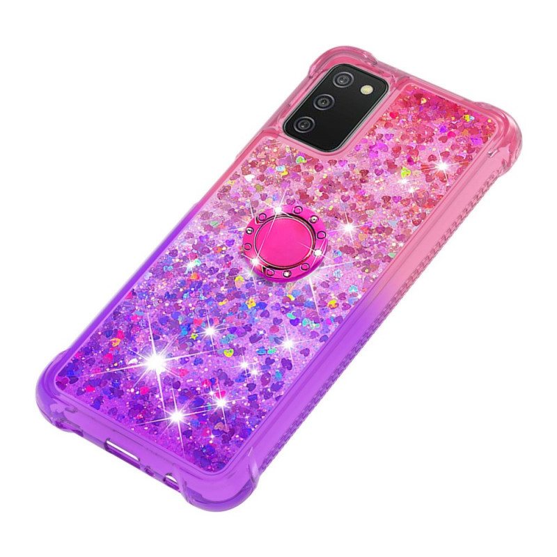 Deksel Til Samsung Galaxy A03s Glitter Ring-bracket