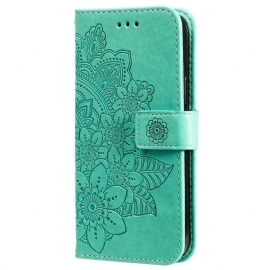 Folio Deksel Til Samsung Galaxy A03s Blomstermandala