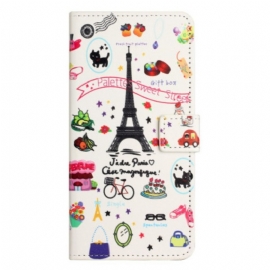 Lærdeksel Til OnePlus 10T 5G Jeg Elsker Paris