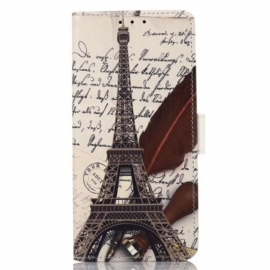 Lærdeksel Til OnePlus 10T 5G Poetens Eiffeltårn