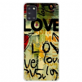 Deksel Til Samsung Galaxy A31 Kjærlighet Og Kjærlighet