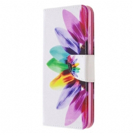 Folio Deksel Til Samsung Galaxy A31 Akvarell Blomst
