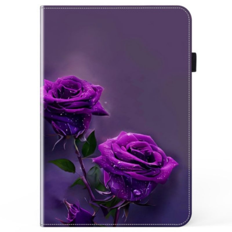 Case Etui iPad Pro 13 (2024) Mobildeksel Lilla Roser