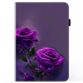 Case Etui iPad Pro 13 (2024) Mobildeksel Lilla Roser