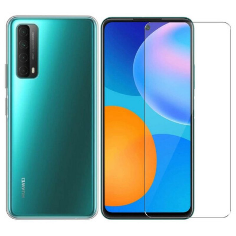 Deksel Til Huawei P Smart 2021 Combo Og Herdet Glassskjerm