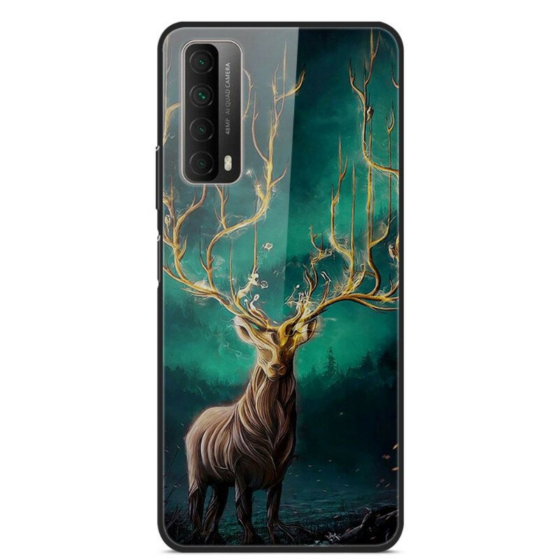 Deksel Til Huawei P Smart 2021 Deer King Herdet Glass