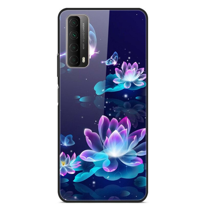 Deksel Til Huawei P Smart 2021 Fancy Flowers Herdet Glass