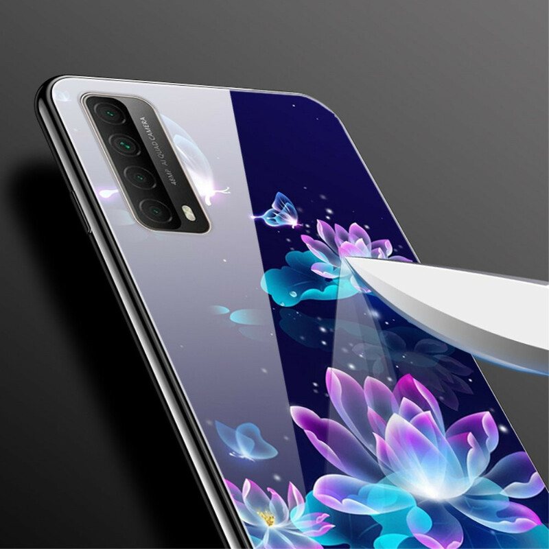 Deksel Til Huawei P Smart 2021 Fancy Flowers Herdet Glass