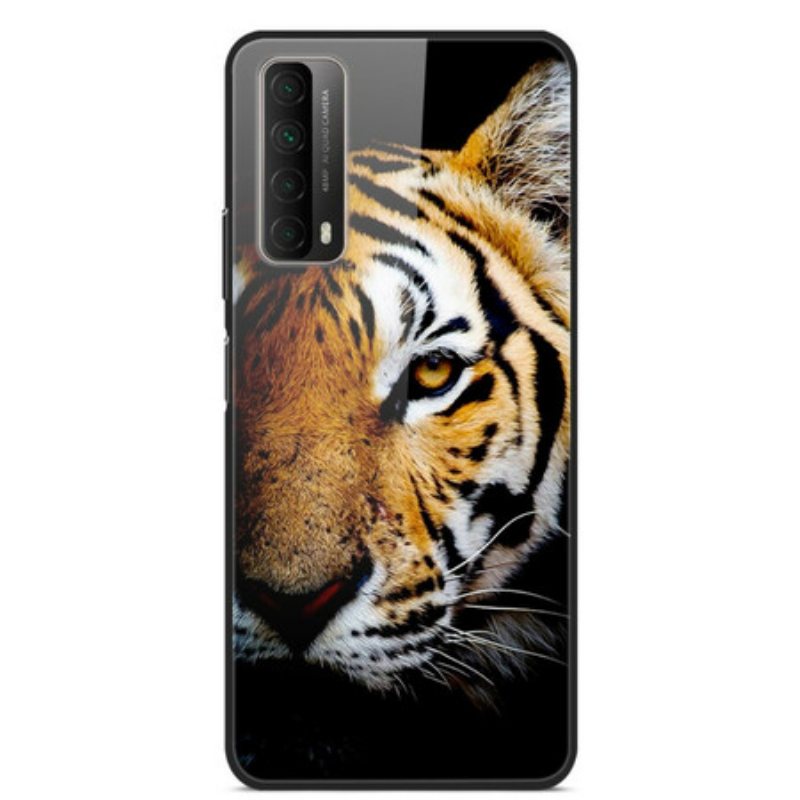 Deksel Til Huawei P Smart 2021 Realistisk Tiger Herdet Glass