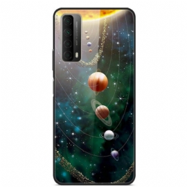 Deksel Til Huawei P Smart 2021 Solar System Planet Herdet Glass