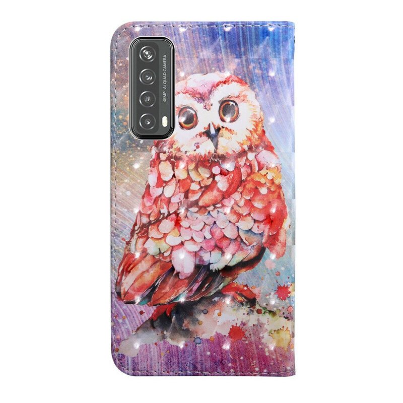 Folio Deksel Til Huawei P Smart 2021 Lys Flekk Germain The Owl