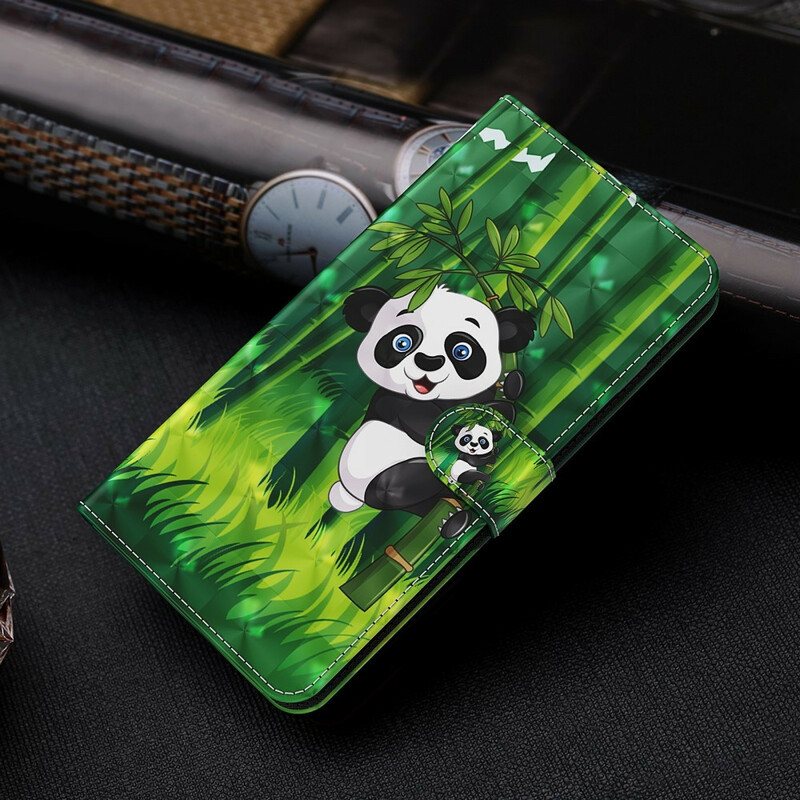 Lærdeksel Til Huawei P Smart 2021 Panda Og Bambus