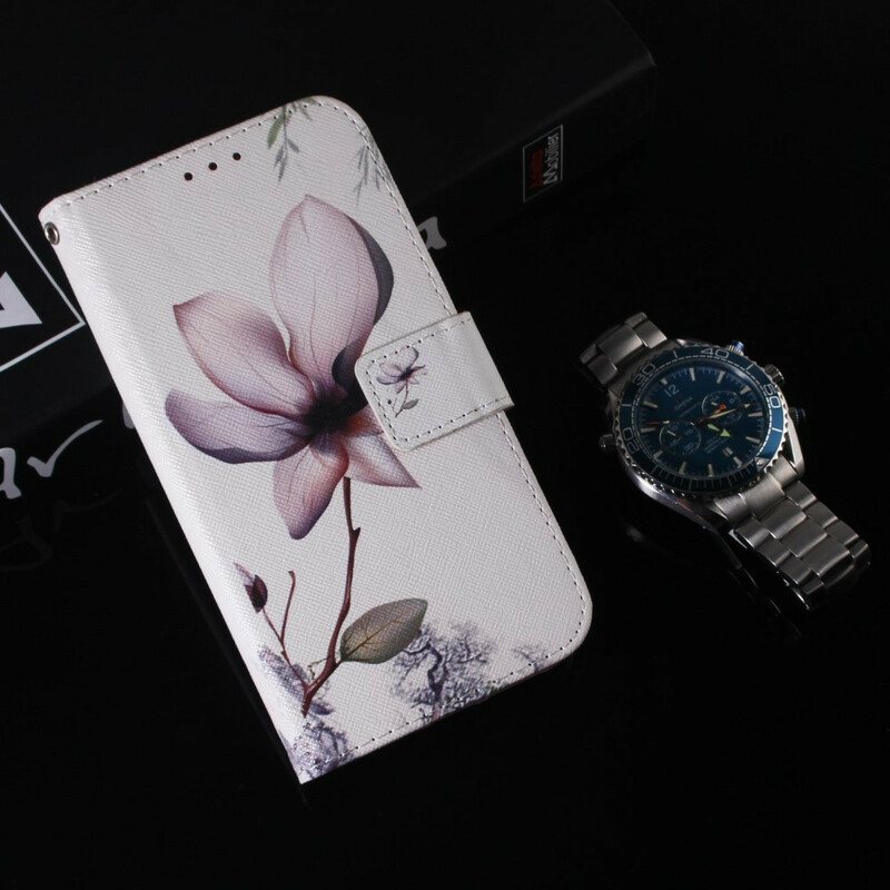 Lærdeksel Til Huawei P Smart 2021 En Rosa Blomst