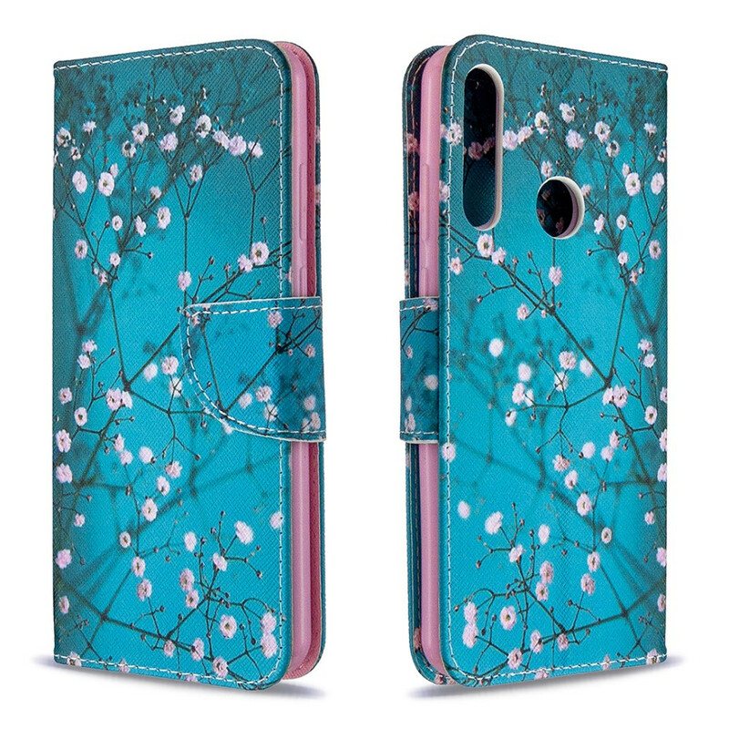 Folio Deksel Til Huawei Y6p Blossom Tree