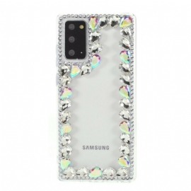 Deksel Til Samsung Galaxy Note 20 Rhinestone Omriss