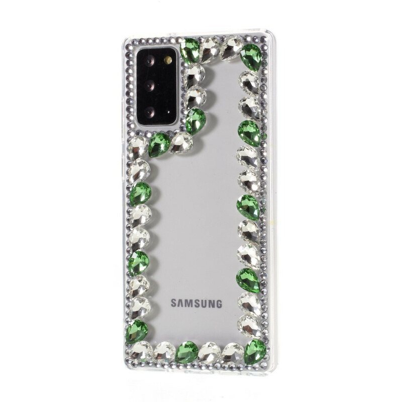 Deksel Til Samsung Galaxy Note 20 Rhinestone Omriss