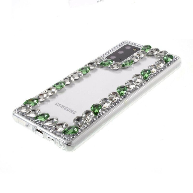 Deksel Til Samsung Galaxy Note 20 Rhinestone Omriss