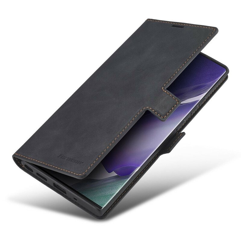 Folio Deksel Til Samsung Galaxy Note 20 Forwenw Skinneffekt