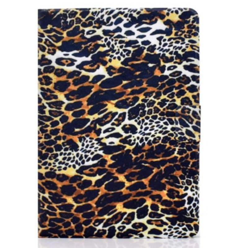 Folio Deksel Til iPad 10.9" (2022) Leopard Stil