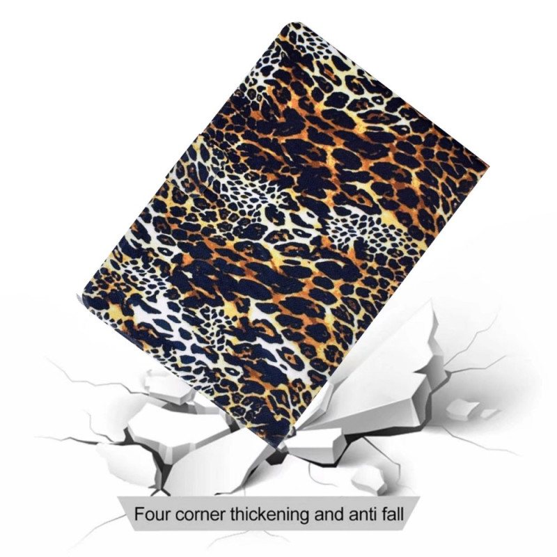 Folio Deksel Til iPad 10.9" (2022) Leopard Stil