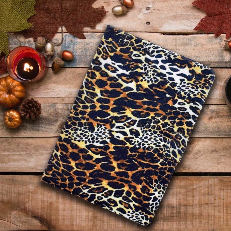 Folio Deksel Til iPad 10.9" (2022) Leopard Stil