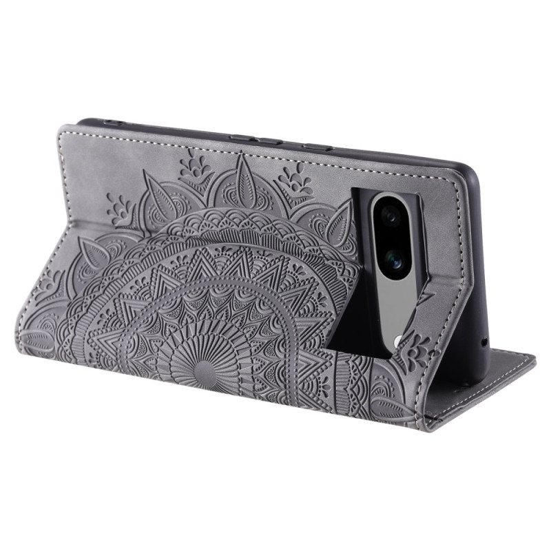 Folio Deksel Google Pixel 8a Mandala Semsket Skinneffekt