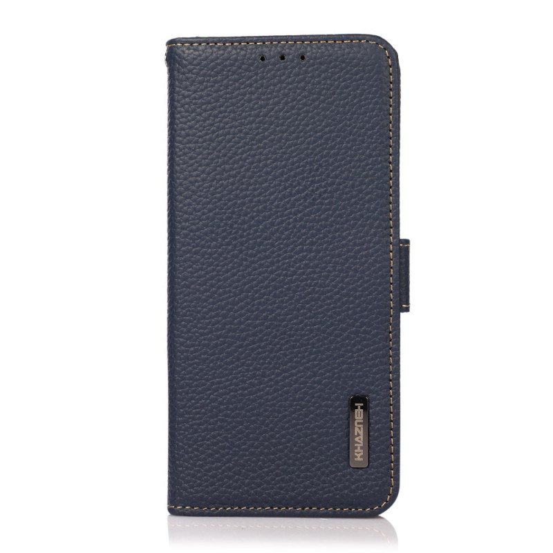 Folio Deksel Til OnePlus Nord CE 2 5G Litchi Leather Kazneh