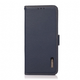 Folio Deksel Til OnePlus Nord CE 2 5G Litchi Leather Kazneh