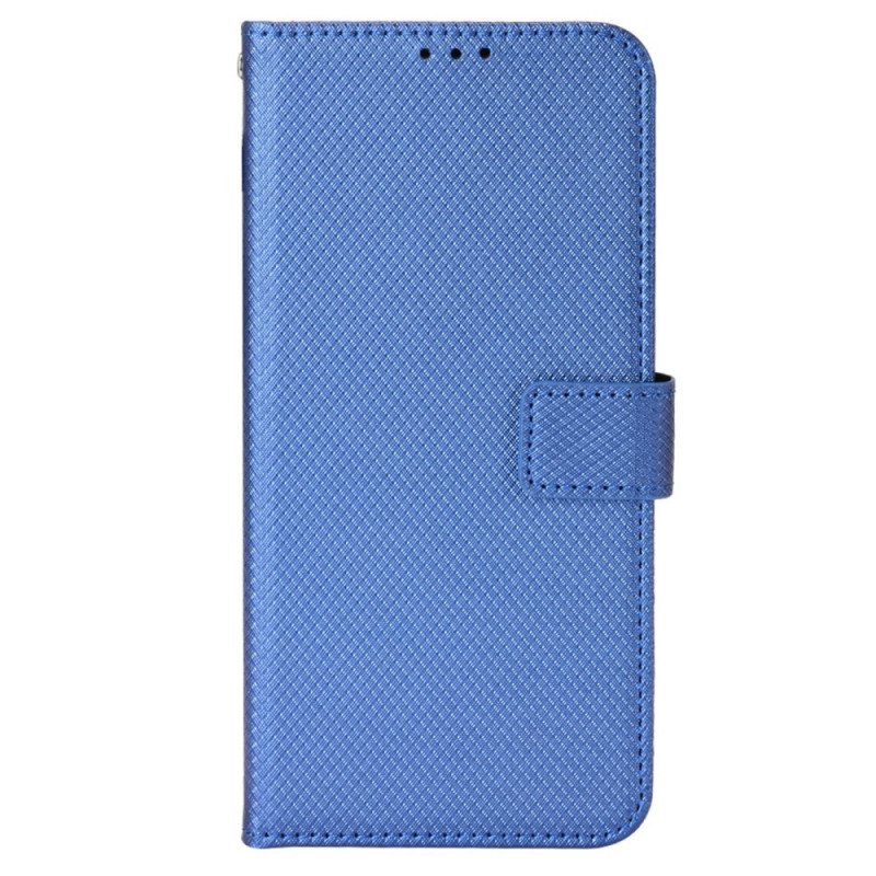 Folio Deksel Til OnePlus Nord CE 2 5G Med Kjede Strappy Diamond Texture