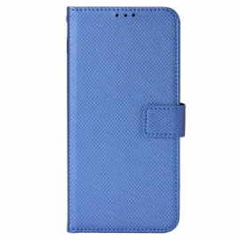 Folio Deksel Til OnePlus Nord CE 2 5G Med Kjede Strappy Diamond Texture