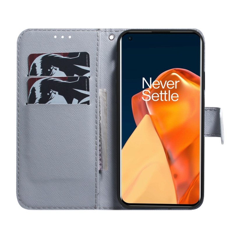 Lærdeksel Til OnePlus Nord CE 2 5G Hvit Tiger