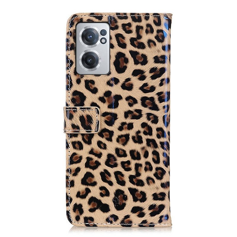 Lærdeksel Til OnePlus Nord CE 2 5G Leopard I Kunstskinn