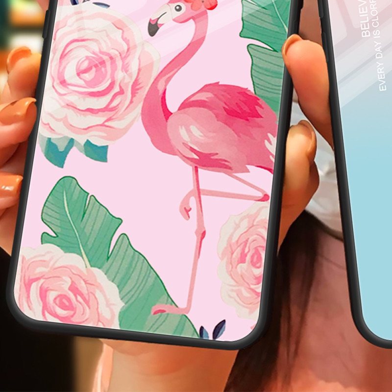 Deksel Huawei Pura 70 Pro Rosa Og Blå Gradient Herdet Glass