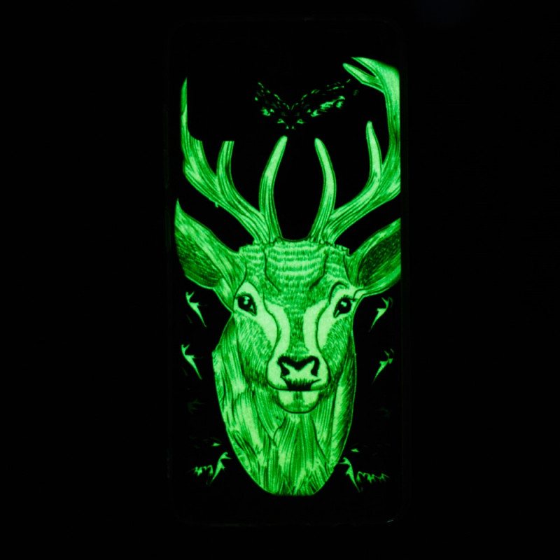 Deksel Til Xiaomi Mi 11 Lite 4G / 5G / 5G NE Fluorescerende Majestic Deer