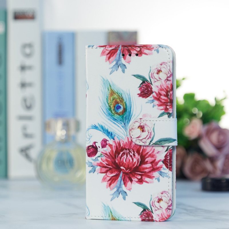 Lærdeksel Til Xiaomi Mi 11 Lite 4G / 5G / 5G NE Intense Blomster