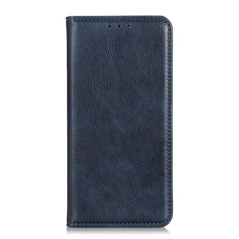 Beskyttelse Deksel Til Poco M3 Pro 5G Folio Deksel Lychee Split Leather Texture