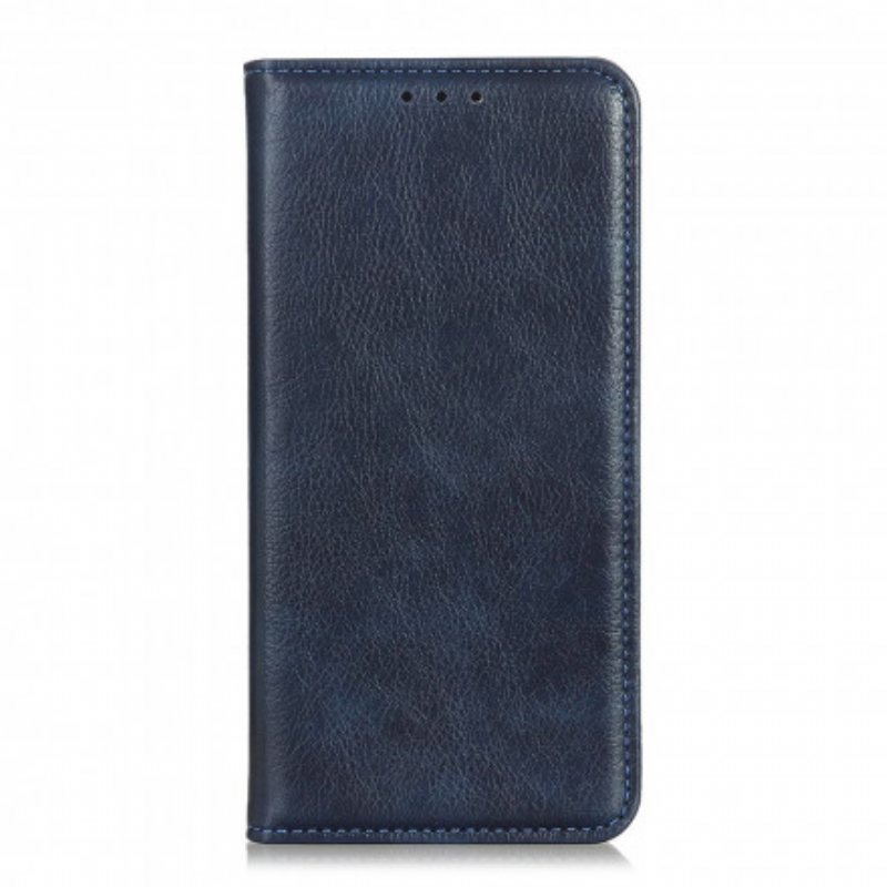 Beskyttelse Deksel Til Poco F3 Folio Deksel Premium Split Litchi Leather