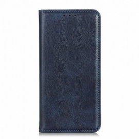 Beskyttelse Deksel Til Poco F3 Folio Deksel Premium Split Litchi Leather