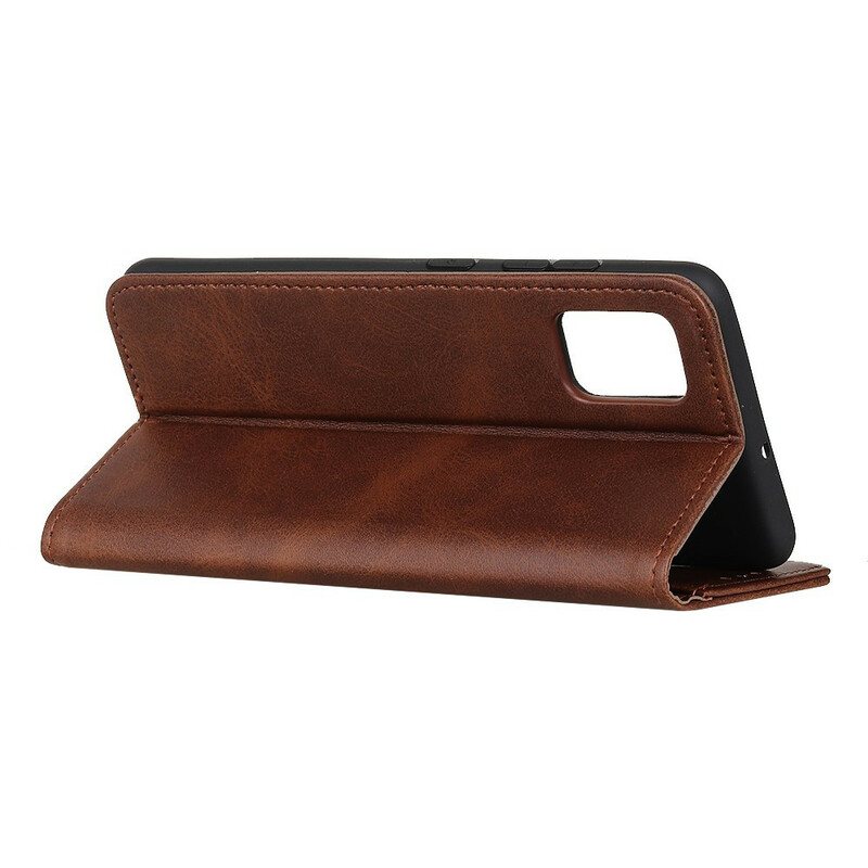 Beskyttelse Deksel Til Samsung Galaxy Note 20 Ultra Folio Deksel Elegance Split Leather