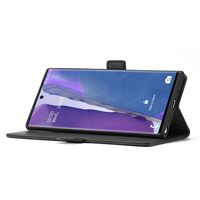 Beskyttelse Deksel Til Samsung Galaxy Note 20 Ultra Folio Deksel Lc.imeeke Skinneffekt