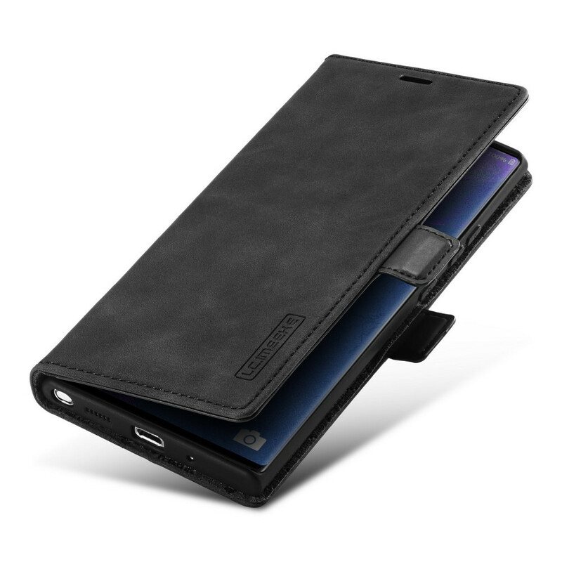 Beskyttelse Deksel Til Samsung Galaxy Note 20 Ultra Folio Deksel Lc.imeeke Skinneffekt