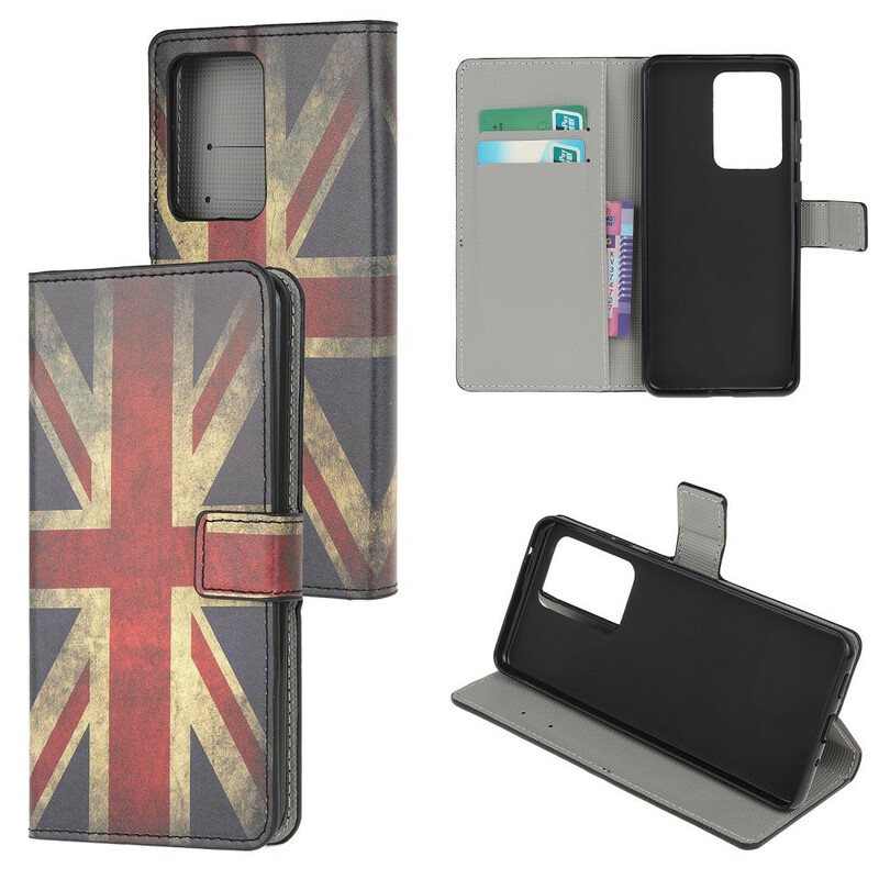 Folio Deksel Til Samsung Galaxy Note 20 Ultra Englands Flagg