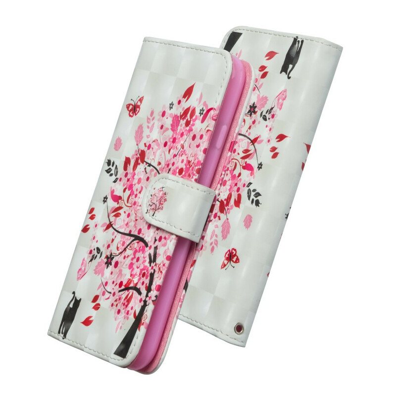 Folio Deksel Til Samsung Galaxy Note 20 Ultra Rosa Tre