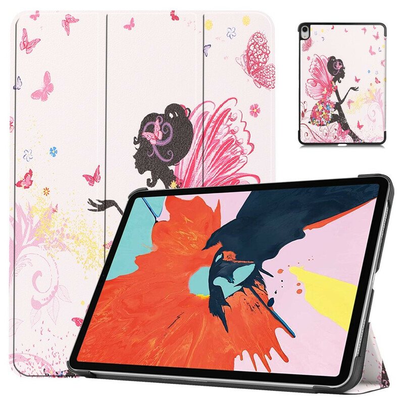 Beskyttelse Deksel Til iPad Air (2022) (2020) Floral Fairy Imitert Skinn