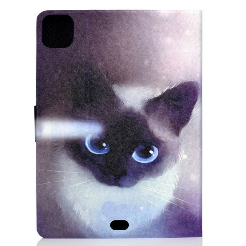 Folio Deksel Til iPad Air (2022) (2020) Blue Eyed Cat