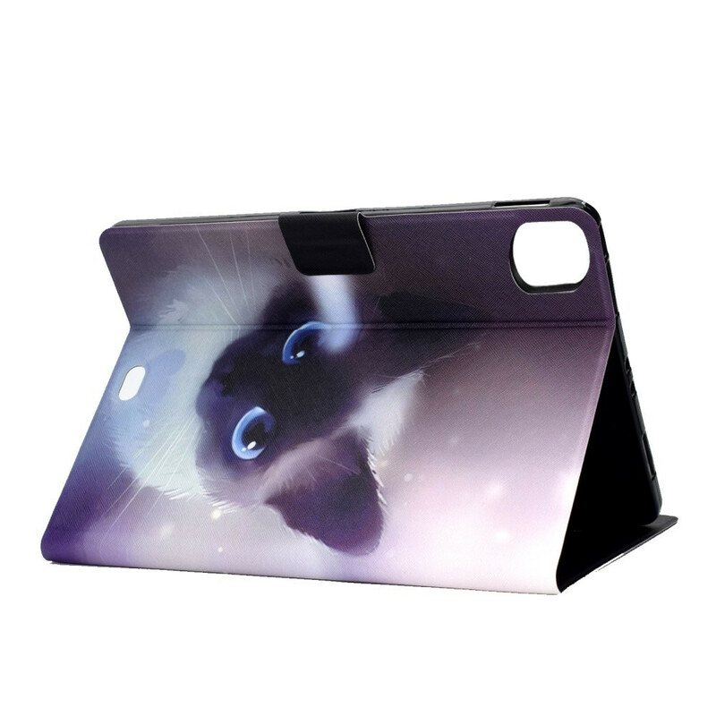 Folio Deksel Til iPad Air (2022) (2020) Blue Eyed Cat