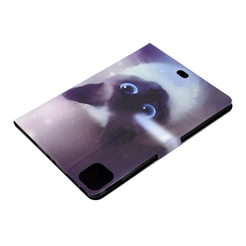 Folio Deksel Til iPad Air (2022) (2020) Blue Eyed Cat