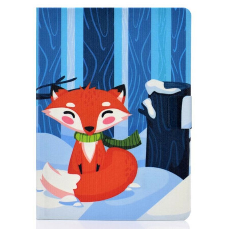 Folio Deksel Til iPad Air (2022) (2020) Enchanted Fox