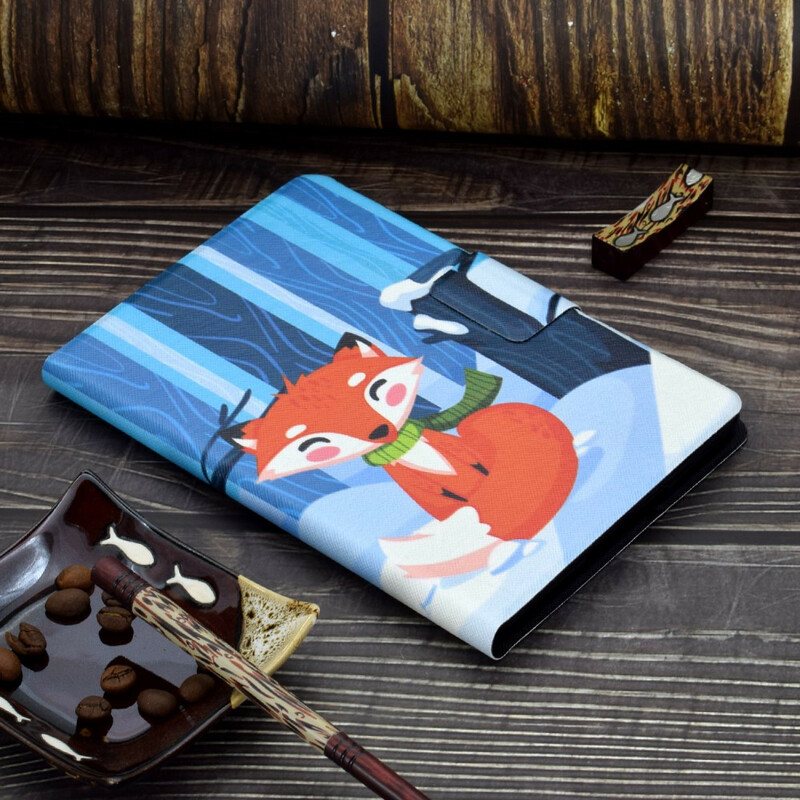 Folio Deksel Til iPad Air (2022) (2020) Enchanted Fox